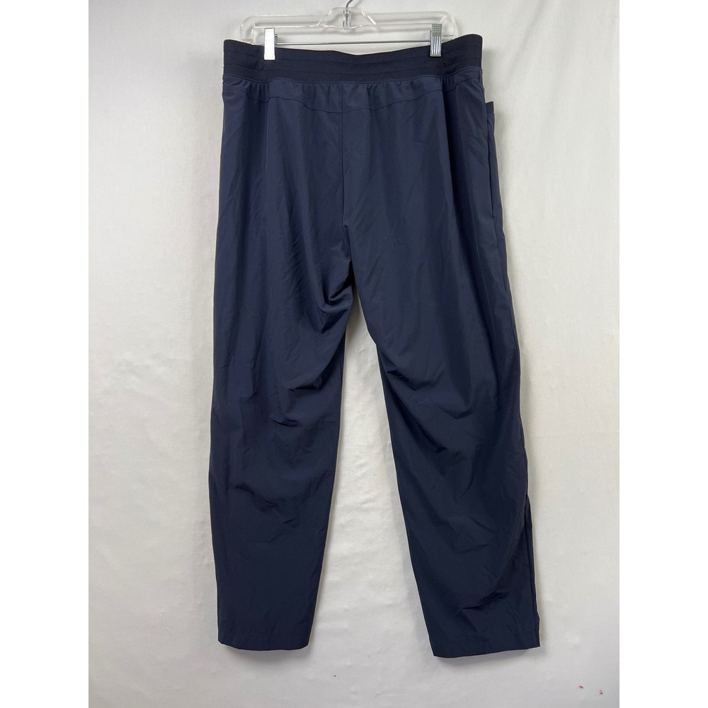 T by Talbots Jogger Pants Women LP Blue Excellent Lined Stretch Activewear - Picture 6 of 9